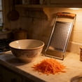 thumbnail image 4 of Kumdkd Foldable Dual-Sided Grater, 11.02x4.33in, Stainless Steel Zester & Cheese Grater, Multi-Purpose Kitchen Tool for Citrus, Ginger, Parmesan, Easy Clean, Space Saving, 4 of 6