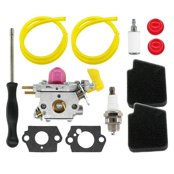 Carburetor Air Filter Kit for Poulan Pro PPBV25 2Cycle 25cc Gas 450 CFM 230 MPH McCulloch - GBV345 Leaf Blower 545081857