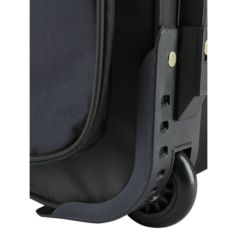 Travelers Club 30-inch Rolling Multi-Pocket Upright Duffel Bag