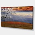 thumbnail image 2 of Beautiful Flower Field At Sunset - Extra Large Landscape Canvas Art, 2 of 3