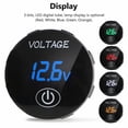 thumbnail image 3 of relayinert DC 5V-48V Voltmeter Digital Display Car Voltage Meter Replacement Parts Red 1Set, 3 of 6
