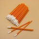 thumbnail image 1 of Nvzi 150 aplicadores de pinceles desechables para labios, aplicadores de lápiz labial negro, pinceles desechables para uñas, varitas de brillo de lápiz labial (naranja), 1 of 3