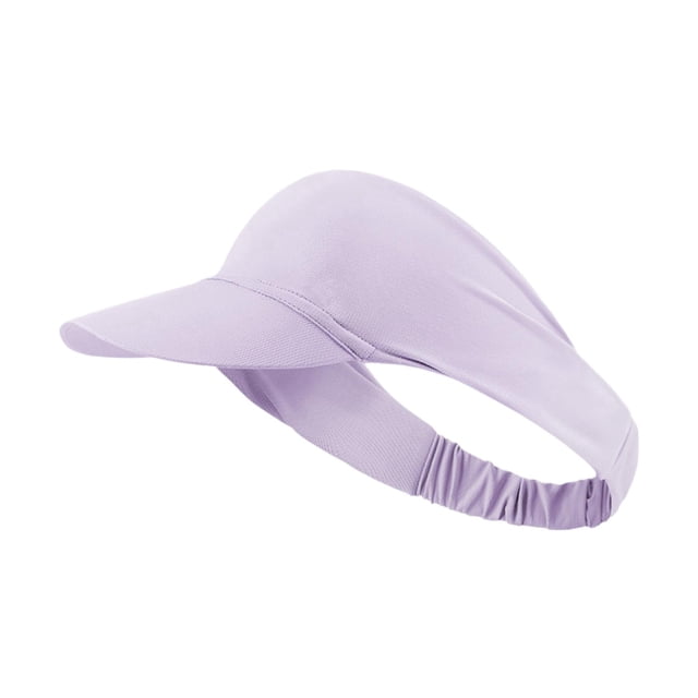 Sombrero de verano para el sol de nailon elegante para hombres y mujeres, sombrero con visera, sombrero de protección solar para Púrpura claro
