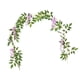 thumbnail image 2 of Guirnalda de flores artificiales de vid, guirnalda de flores de seda, guirnalda de hojas verdes colgantes Violeta, 2 of 9