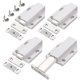 thumbnail image 1 of Push to Open 4 Pieces Push Open Magnetic Cupboard Door Closer Closet for Cabinet Drawer Magnetic Latch System Latch Push Door Damper for Cupboard Door, 1 of 4