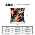 thumbnail image 5 of Sea Slug Stylish Velvet Throw Pillow Covers Set of 2 with Unique Patterns for Bed Pillow - 16x16, 18x18, 20x20 Inches for Various Occasions, 5 of 6