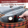 thumbnail image 4 of Tirrinia 2 Bottle Wine Tote Carrier - Leakproof & Insulated Padded Versatile Wine Cooler Bag, 4 of 6