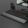thumbnail image 2 of Mistaha 104 Keys Standard Keyboard Wrist Rest Pad Office Gaming PU Leather Wrist Support Cushion, 2 of 8