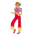thumbnail image 1 of Disfraz de Divertid r, Disfraz de Bufón de Circ r - Multicolor, XL SG Colcomx traje de payaso mujeres, 1 of 7