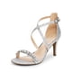 thumbnail image 1 of Sandalia DREAM PAIRS DOLCE para Mujer Abierta Plata Talla 9.5, 1 of 6