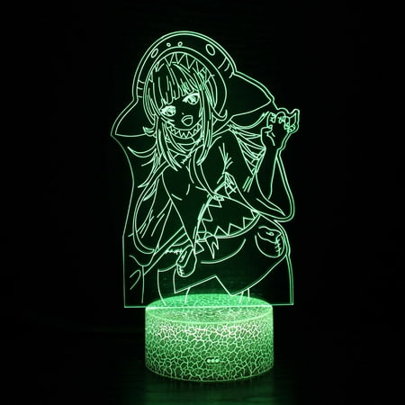 

3D Night Light for Kids Genshin Impact 3D Illusion Lamp with Remote & Smart Touch 16 Changeable Colors for Children s Room Decoration Christmas Birthday Gift A713-887