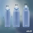 thumbnail image 6 of Ello Pop & Fill Stainless Steel Water Bottle with Quick Fill Technology, Double Walled Vacuum Insulated Metal, Leak Proof Locking Lid, Sip & Chug, BPA Free, Holiday Gift, 22oz, Raincloud, 6 of 11