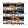 thumbnail image 5 of Coastal Paradise Waterproof Shower Curtain, Boho Tropical Fabric with Hooks, Machine Washable Hawaiian Island Classic and Exotic Palm Tree Bathroom Shower Curtain, 5 of 5