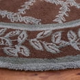 thumbnail image 3 of Safavieh Chelsea Alecia Geometric Area Rug, Brown/Blue, 7'6" x 9'6" Oval, 3 of 10