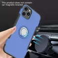 thumbnail image 3 of Goldcherry for iPhone 12/iPhone 12 Pro 6.1 Inch Case, Anti-Scratch Shockproof Case 360 Degree Rotation Finger Ring Holder Kickstand [Work with Magnetic Car Mount] for iPhone 12/iPhone 12 Pro(Blue), 3 of 7