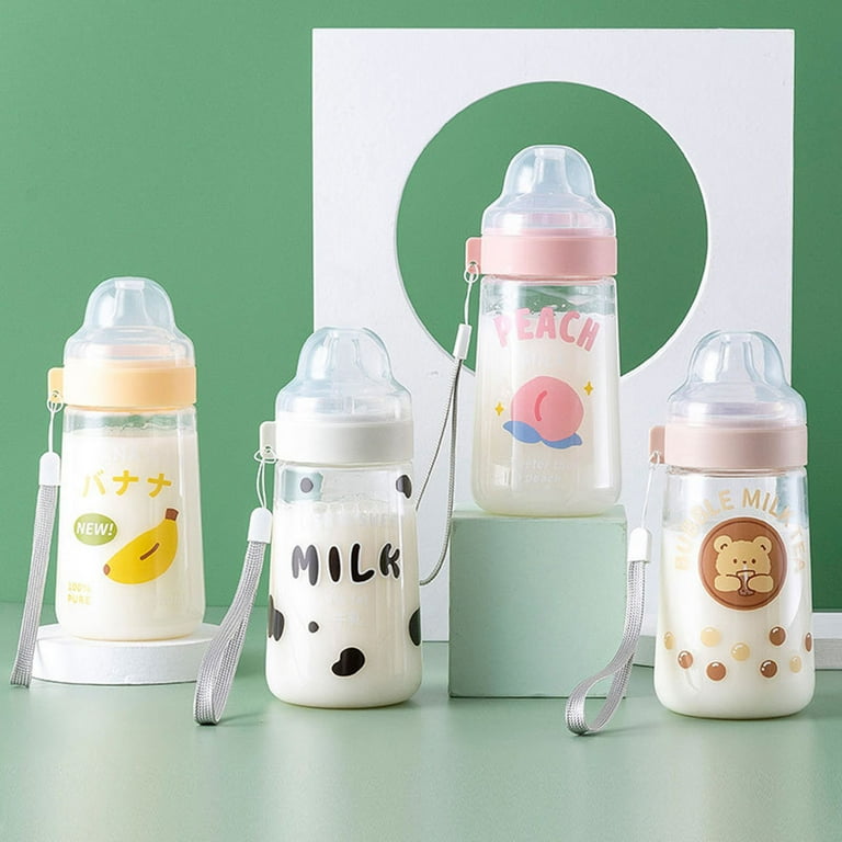 Naturegr No Odor Water Bottle Eco-friendly Dust-proof Plastic Baby Feeding  Milk Bottle for Dorm