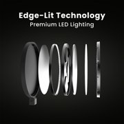 Lume Cube Edge Desk Light with Clamp (Black)