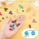 thumbnail image 2 of 100 cuentas de 10 mm, 10 colores, redondas de vidrio para verano, pulseras de la amistad, bisutería para el Día de la Madre, adornos para el árbol de Navidad., 2 of 9