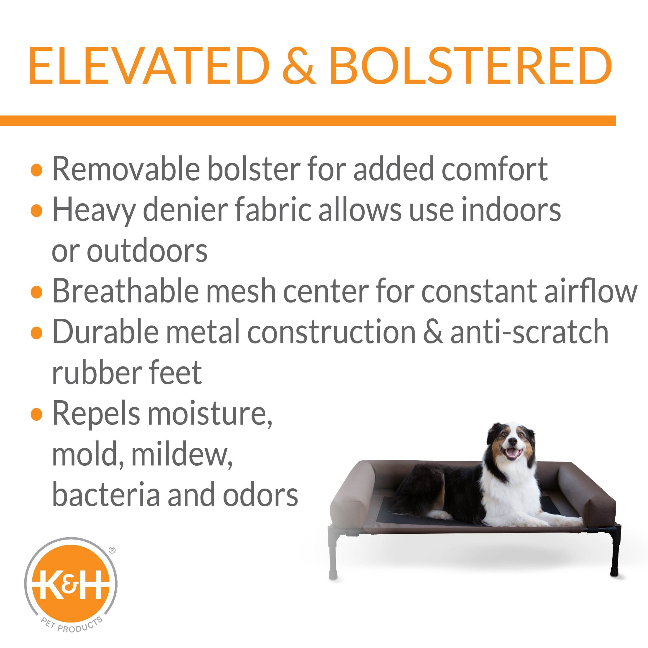 K&H Pet Products Original Bolster Pet Cot, Large photo 3