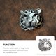 thumbnail image 5 of FELTECHELECTR Broche de tigre brillante para traje, broche decorativo, elegante accesorio de solapa, 5 of 7
