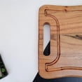 thumbnail image 4 of Premium Acacia Chopping Board with Juice Groove - 12x8x0.75inch. Best Design For Professional Chefs and Home Cooks, Wooden Cutting Board., 4 of 7