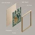 thumbnail image 4 of PixonSign Framed Canvas Print Wall Art Set - Mid-Century Mountain & Wildflowers Poster Modern Art - Gallery Set of 7 Minimal Nature Wilderness Landscape Digital Art Wall Décor for Home - Natural, 4 of 5