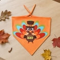 thumbnail image 4 of Thanksgiving Pet Bandana for Dogs and Cats Adjustable Holiday Scarf Soft Printtriangle Kerchief Bib Scarf Pet Party Costume Photo Props Accessories,1pack, 4 of 5