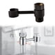 thumbnail image 4 of Soporte de ducha ajustable con rotación de 360 degree y abrazadera para cabezal de ducha. Negro, 4 of 9