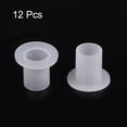 thumbnail image 3 of Uxcell 12 pack Flanged Sleeve Bearings Plastic Bushings 7.5mm Bore x 9mm OD x 12mm Length Nylon Bushings, White, 3 of 5