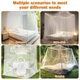 thumbnail image 4 of Matsuzay Mosquitera de patio extra grande para porches y patios con jardín. Red para patio. Cubiertas para muebles de jardín, 4 of 6