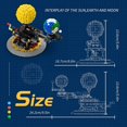 thumbnail image 2 of Toy Building Set - Earth Revolving Around the Sun Block - Rotating Astronomical Solar System Model, Science Educational Toys for Kids 6+, 2 of 5