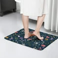 thumbnail image 4 of Pioneer Flower Floral Print Flannel Non Slip Door Rugs,Washable Door Mats Indoor,Decorative Door Mats,Dirt-Resistant and Absorbent Doormat for Entrance,Bedroom,Kitchen,Bathroom,23.5"x16", 4 of 5