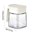 thumbnail image 3 of Glass Spice Jars with Flip Top Lid Airtight Containers for Kitchen Pantry Storage, 3 of 6