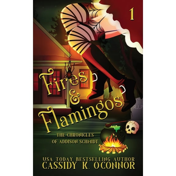 Fires and Flamingos: A Small town Paranormal Women's Fiction story, (Paperback)