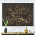 thumbnail image 3 of Glam Gold Chandelier - Modern Glam Framed Canvas, 3 of 3