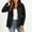Black, variant on Women's Cardigan Waterproof Jacket Women with Hood and Zipper Lightweight Outdoor Jacket for Camping Trips