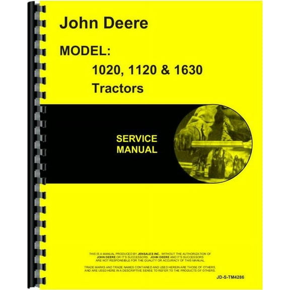 John Deere 1630 Tractor Service Manual