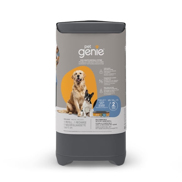 Sistema de eliminación de desechos para perros Pet Genie Pail Control de olores
