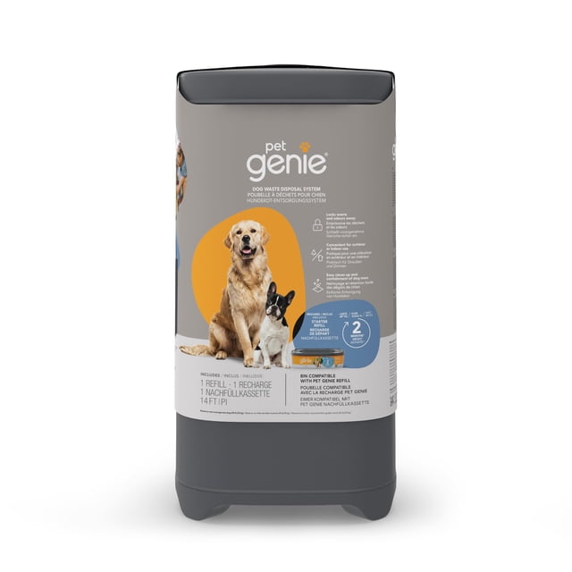Sistema de eliminación de desechos para perros Pet Genie Pail Control de olores