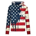 thumbnail image 5 of VBVC Men's UPF 50+ American Flag Print Hooded Shirt with Face Gaiter,Patriotic Sun Protection Fishing Hiking Tee For Men,Beige,S-5XL, 5 of 6