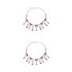 thumbnail image 1 of Guardurnaity Collar colorido para mujer, exquisita decoración colgante, collares brillantes para mujer, joyería, colgante para el cuello, Rojo 2piezas, 1 of 6