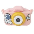thumbnail image 3 of Cámara digital para niños Lentes duales Cámara de juego de grabación HD de 2 pulgadas para niños Regalos de cumpleaños 5V Rosa, 3 of 5