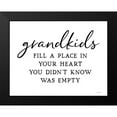 thumbnail image 2 of Lettered And Lined 24x19 Black Modern Framed Museum Art Print Titled - Grandkids, 2 of 5