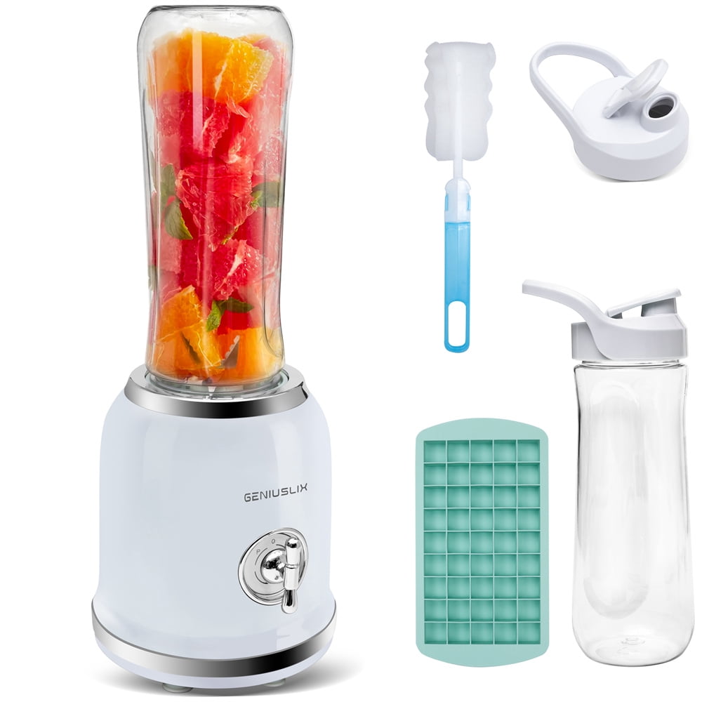 Geniuslix 300 W 20 oz 2-Speed Blender, White