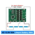 thumbnail image 2 of 4S 50A 12.8V 14.4V 32650 32700 Battery BMS Board For Solar Panel Or Electric Boat Uninterrupted Power Supply 12V ,Multi -Function Protection, 2 of 6