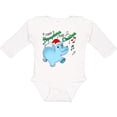 thumbnail image 3 of Inktastic I Want a Hippopotamus for Christmas Hippo in Santa Hat Boys or Girls Long Sleeve Baby Bodysuit, 3 of 5