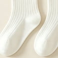 thumbnail image 6 of LJEFF Girls Knee High Soccer Socks, Sweat-Wicking Breathable Anti-Slip Stretch Gift Kids Sport Stockings Beige Size 5-6, 6 of 6