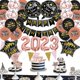 thumbnail image 1 of Decoraciones con globos para fiesta de Nochevieja JINMJMXG 2023 oro rosa 16 pulgadas, 1 of 5