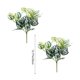 thumbnail image 3 of Arbusto de follaje artificial con hojas variegadas | Ramitas de plantas artificiales para jarrones o arreglos florales, 3 of 6