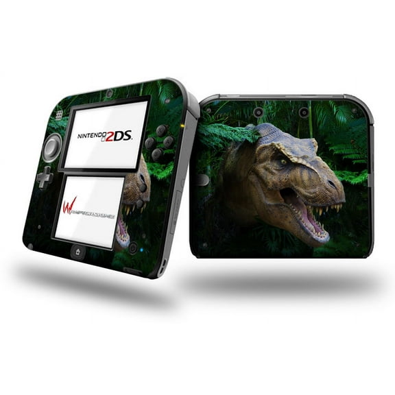 T-Rex - Decal Style Vinyl Skin fits Nintendo 2DS - 2DS NOT INCLUDED